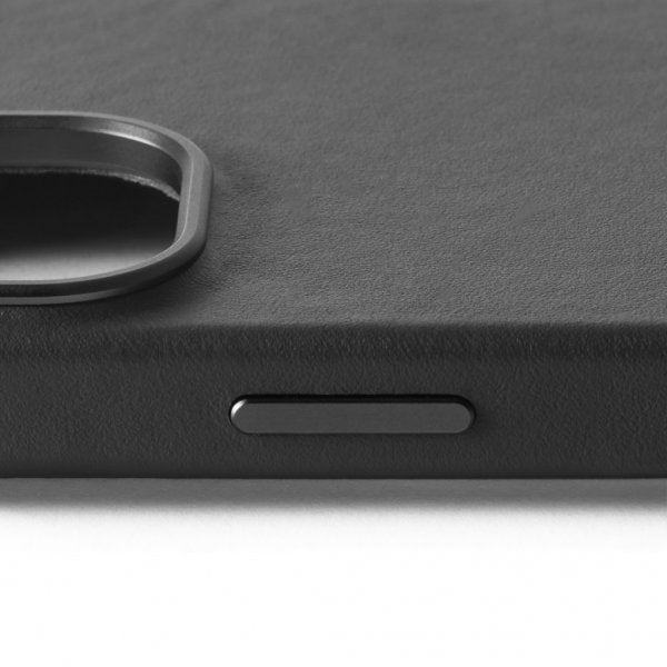 Mujjo iPhone 16 Cover Fuld Lædercover Sort