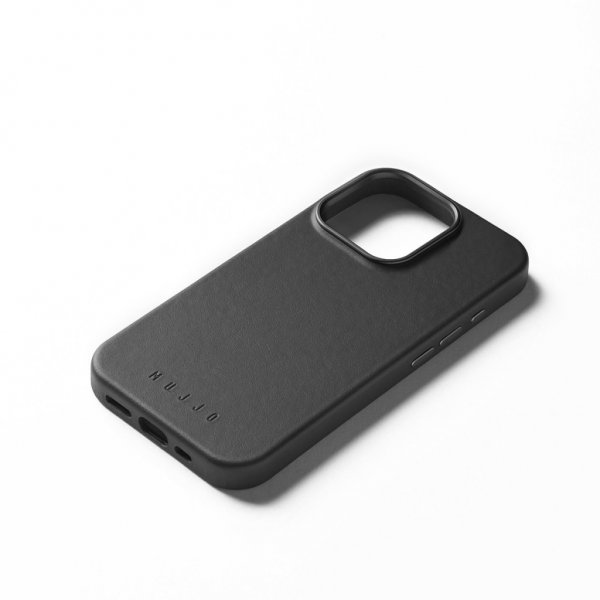 Mujjo iPhone 16 Pro Cover Full Læder Sort
