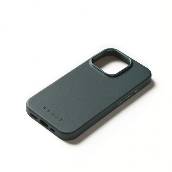 Mujjo iPhone 16 Pro Cover Full Læder Livid Green