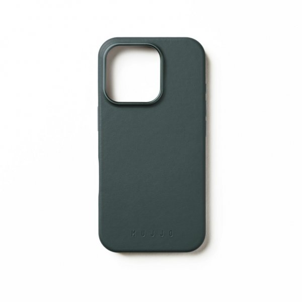 Mujjo iPhone 16 Pro Cover Full Læder Livid Green