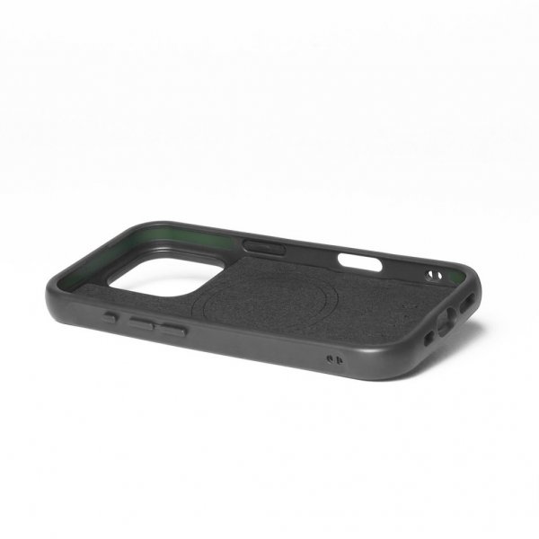 Mujjo iPhone 16 Pro Cover Shield Case Stålblå