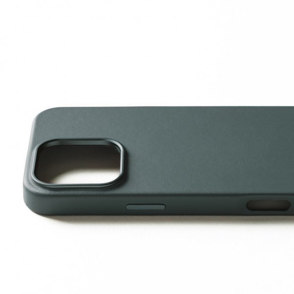Mujjo iPhone 16 Pro Max Cover Full Læder Etui Livid Green