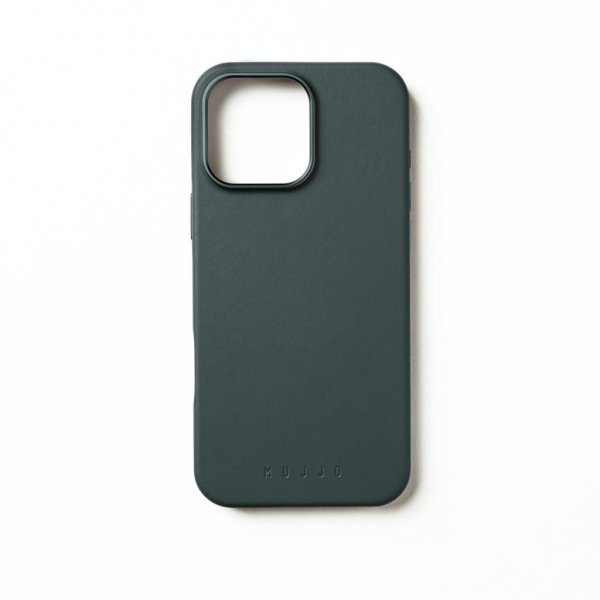 Mujjo iPhone 16 Pro Max Cover Full Læder Etui Livid Green