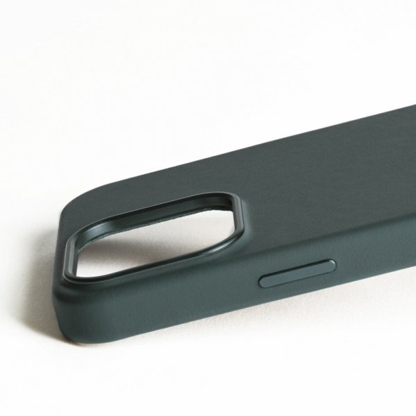 Mujjo iPhone 16 Pro Max Cover Full Læder Etui Livid Green