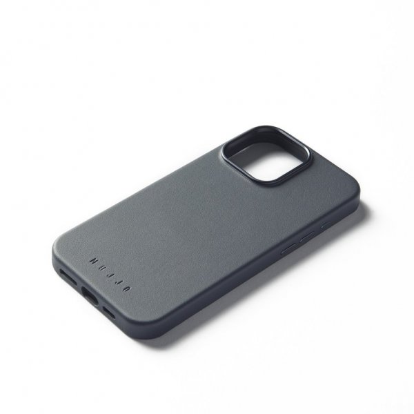 Mujjo iPhone 16 Pro Max Cover Maiz Case Steel Blue