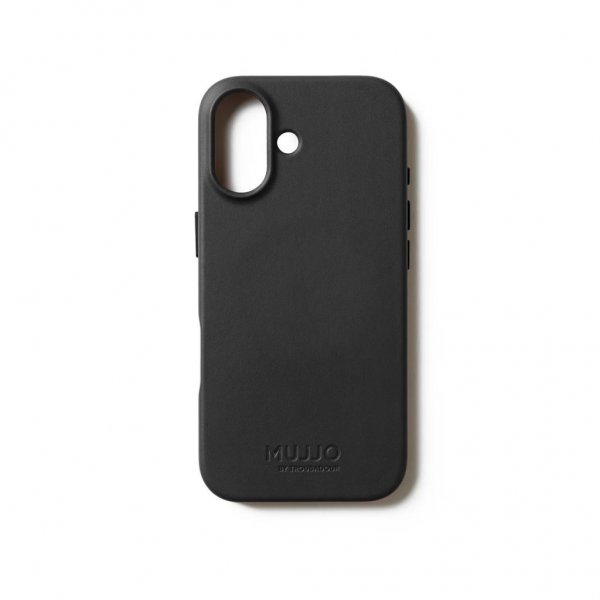 Mujjo iPhone 17 Cover Full Leather Case MagSafe Sort