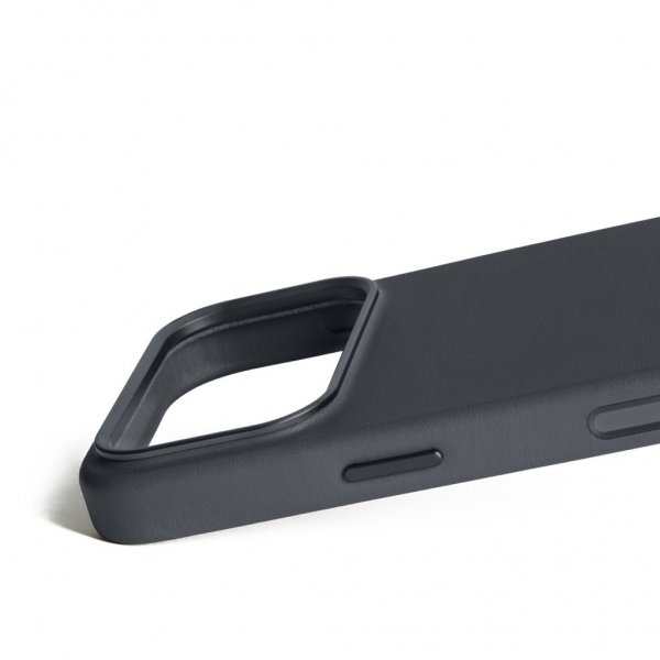 Mujjo iPhone 17 Pro Cover Full Lædercover MagSafe Basalt