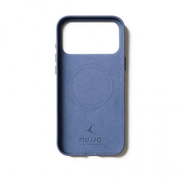 Mujjo iPhone 17 Pro Max Skal Fuld Lædercover MagSafe Monaco Blue