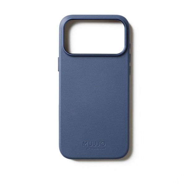Mujjo iPhone 17 Pro Max Skal Fuld Lædercover MagSafe Monaco Blue