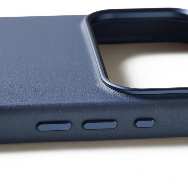 Mujjo iPhone 17 Pro Max Skal Fuld Lædercover MagSafe Monaco Blue