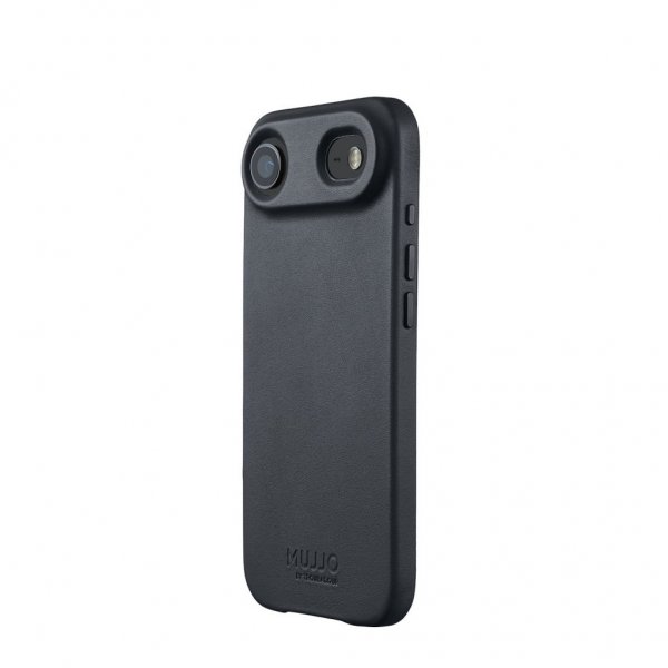 Mujjo iPhone Air-etui i fuldlæder MagSafe Basalt