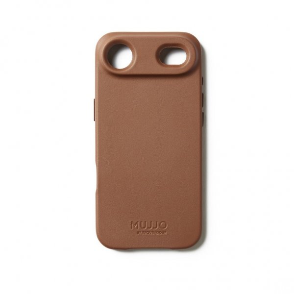 Mujjo iPhone Air Skal Full Leather Cover MagSafe Tan