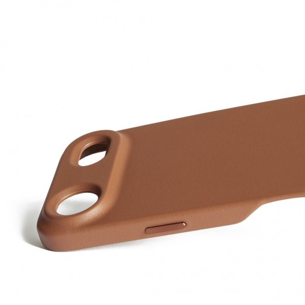 Mujjo iPhone Air Skal Full Leather Cover MagSafe Tan