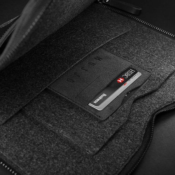 Mujjo MacBook Carry-On Folio Sleeve 12" Sort