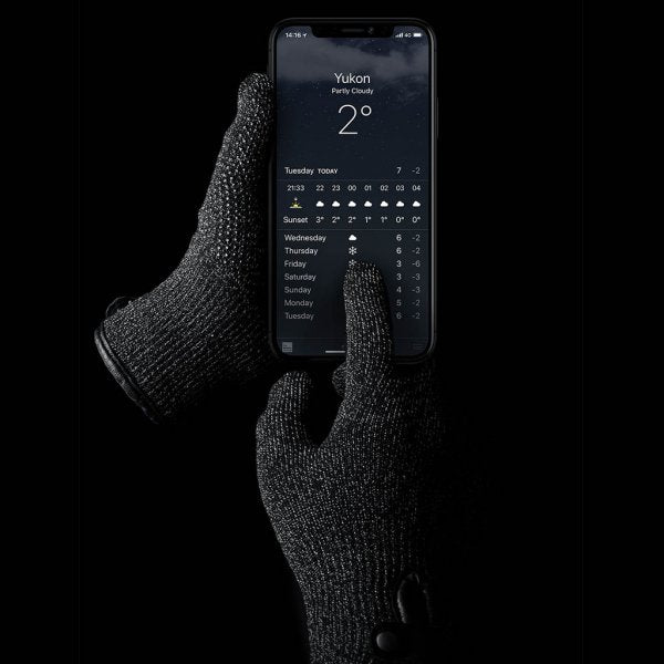 Mujjo Double-Layered Touchscreen Gloves Small
