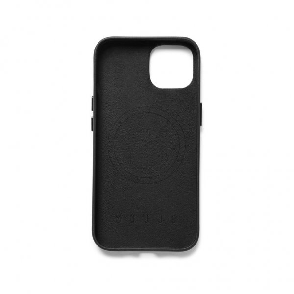 Mujjo iPhone 14 Cover Full Leather Case MagSafe Tan
