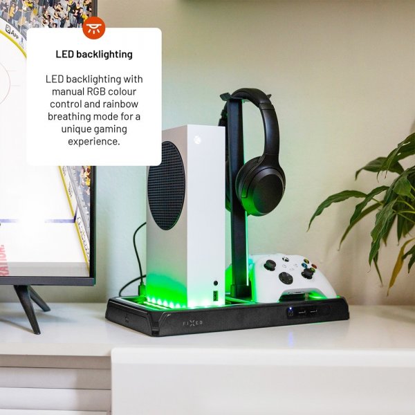 Fast Multifunktionel Dockingstation til Xbox Series X/Series S Sort