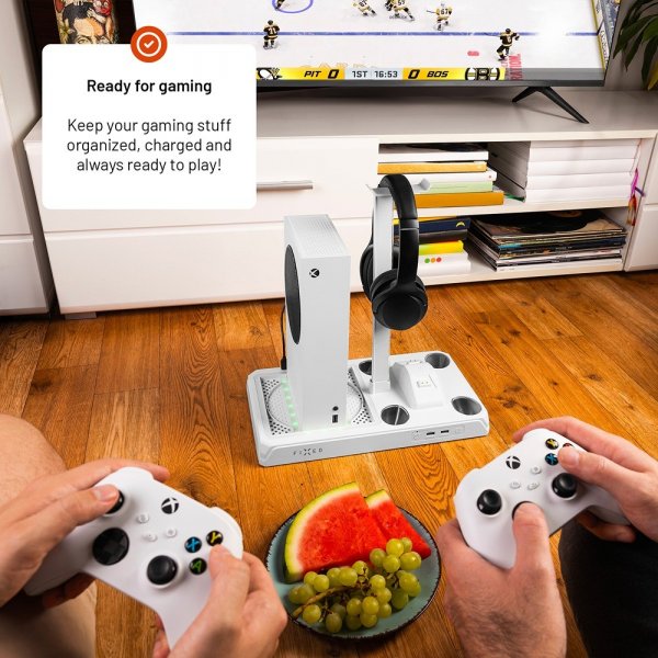 Fast Multifunktionel Dockingstation til Xbox Series X/Series S Hvid