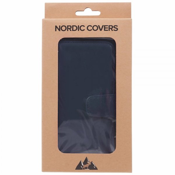 Nordic Covers iPhone 12/iPhone 12 Pro Etui Essential Læder Heron Blue