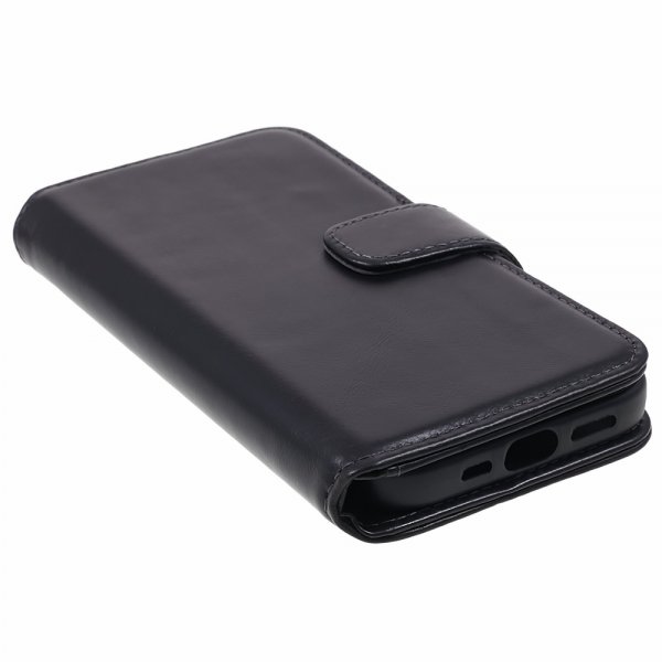 Nordic Covers iPhone 12 Mini Cover Essential Leather Raven Black