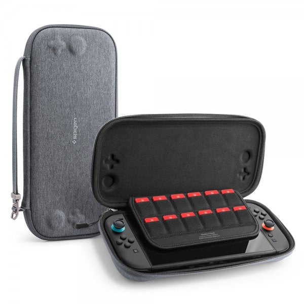 Spigen Nintendo Switch 2 Etui Klasden Pouch Charcoal Gray