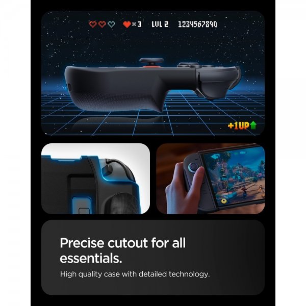 Spigen Nintendo Switch 2 Cover Dual Grip Sort