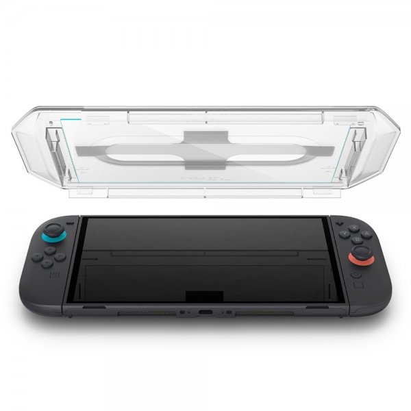 Spigen Nintendo Switch 2 Skærmbeskyttelse GLAS.tR EZ Fit 2-pak