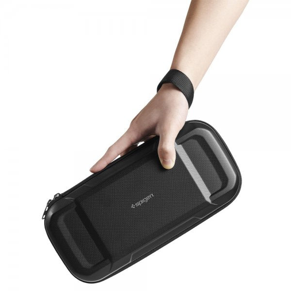 Spigen Nintendo Switch/Switch OLED Etui Rugged Armor Pro Sort
