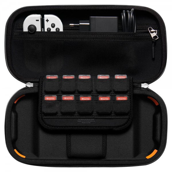 Spigen Nintendo Switch/Switch OLED Etui Rugged Armor Pro Sort