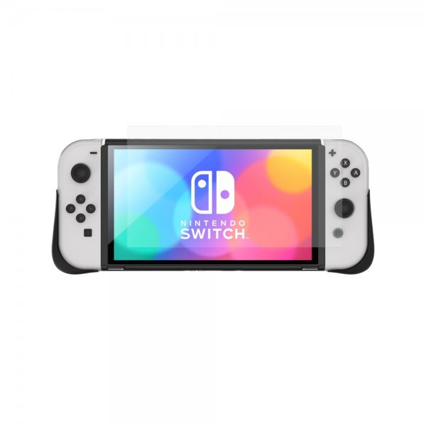 Gear4 Nintendo Switch OLED Etui med Skærmbeskytter Kita Grip 360 Clear
