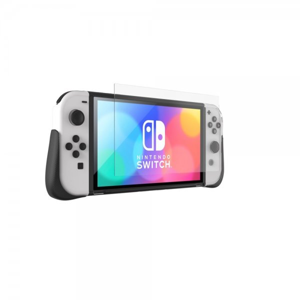 Gear4 Nintendo Switch OLED Etui med Skærmbeskytter Kita Grip 360 Clear
