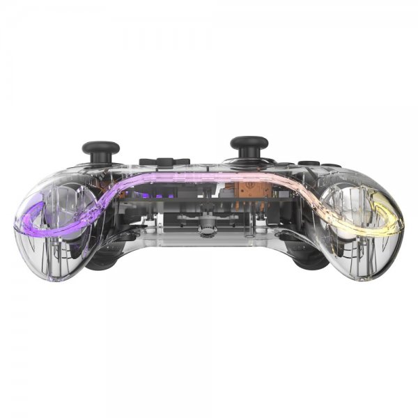 Aolion Nintendo Switch Spilcontroller Gennemsigtig RGB