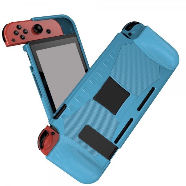 Nintendo Switch Cover Kulfibermønster Blå