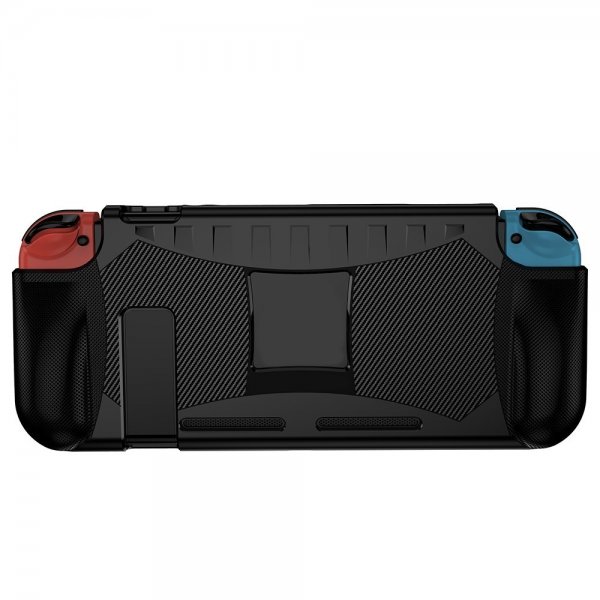 Nintendo Switch-cover kulfibermønster sort