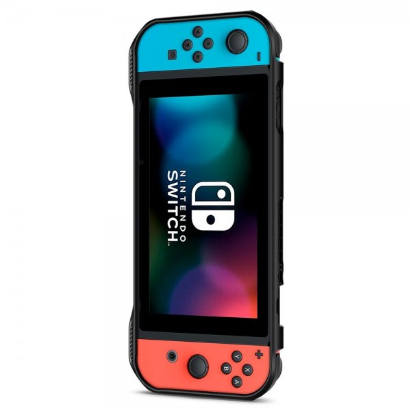 Spigen Nintendo Switch Etui Rugged Armor Mat Sort