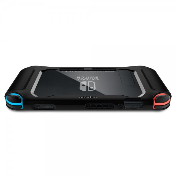 Spigen Nintendo Switch Etui Rugged Armor Mat Sort