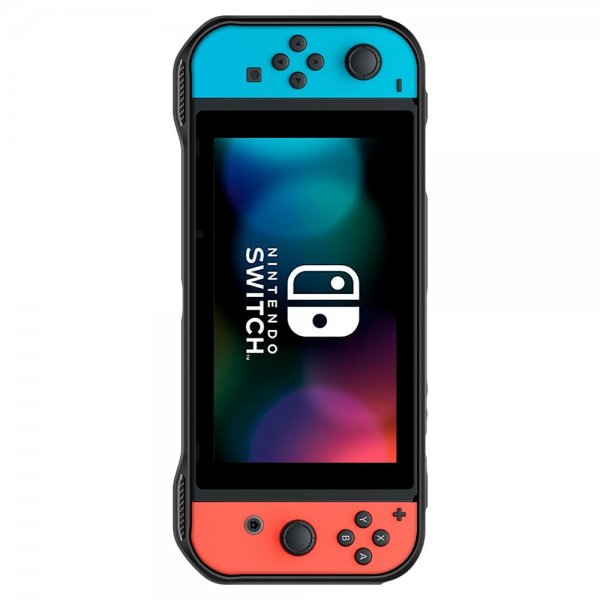 Spigen Nintendo Switch Etui Rugged Armor Mat Sort