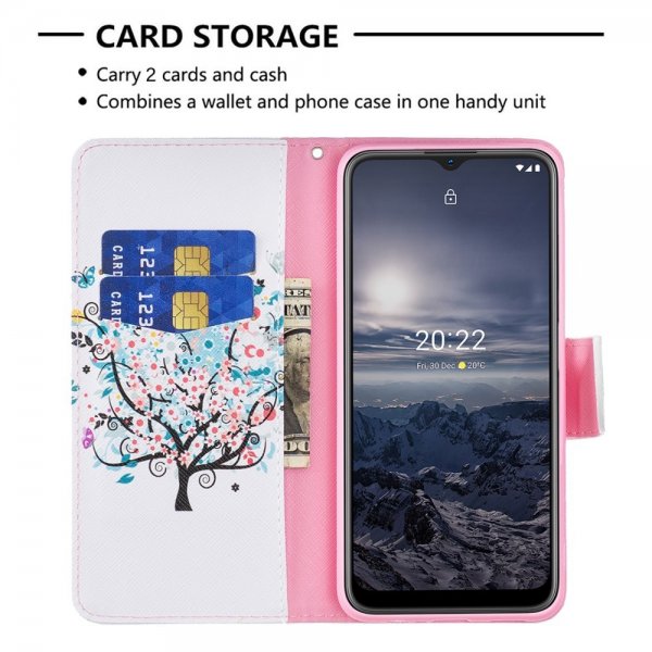 Nokia G11/G21 Etui Motiv Blomstertræ