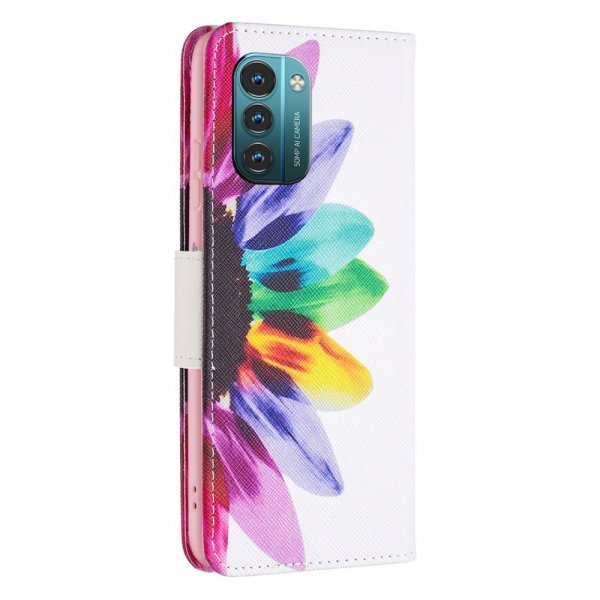 Nokia G11/G21 Etui Motiv Farverige Blade