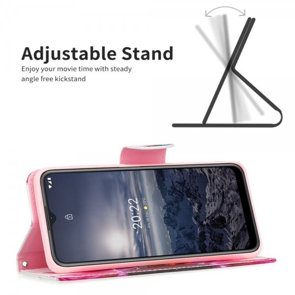 Nokia G11/G21 Etui Motiv Farverige Blade