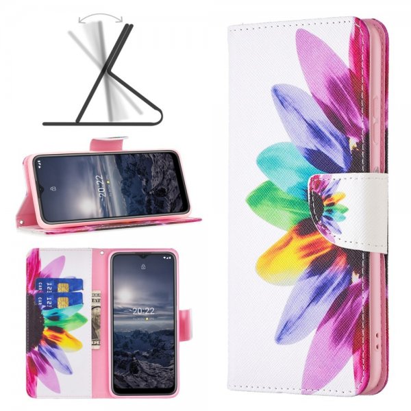 Nokia G11/G21 Etui Motiv Farverige Blade