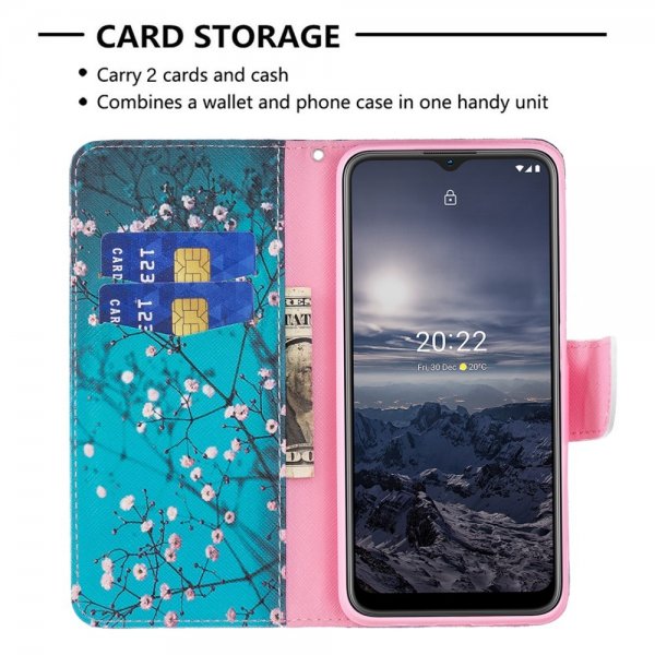 Nokia G11/G21 Etui Motiv Blommeblomster
