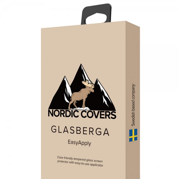 Nordic Covers iPhone 15/iPhone 16 Skærmbeskytter Glasberga EasyApply