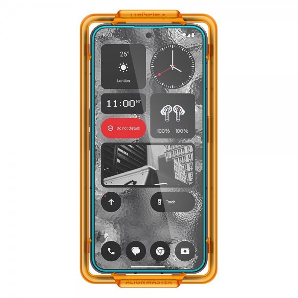 Spigen Nothing Phone (2) Skærmbeskyttelse GLAS.tR ALIGNmaster 2-pak