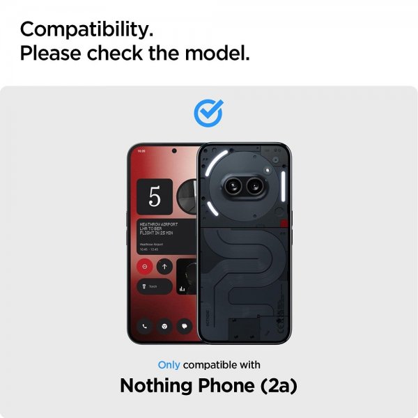 Spigen Nothing Phone (2a) Skærmbeskytter GLAS.tR ALIGNmaster 2-pak