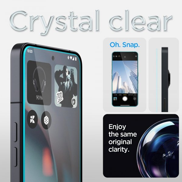 Spigen Nothing Phone 3 Skærmbeskyttelse GLAS.tR EZ Fit 2-pak