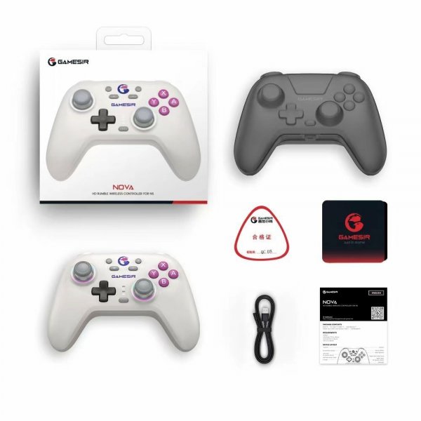 GameSir Nova HD Rumble Gamepad 2.4G Retro White