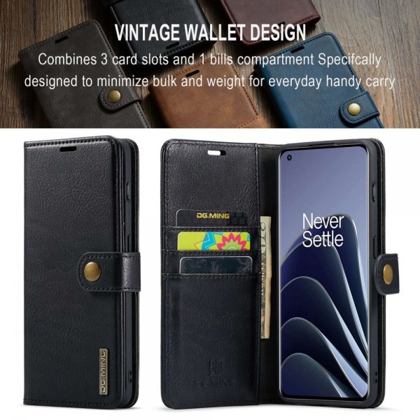 Dg.Ming OnePlus 10 Pro Cover med Aftageligt Cover Sort