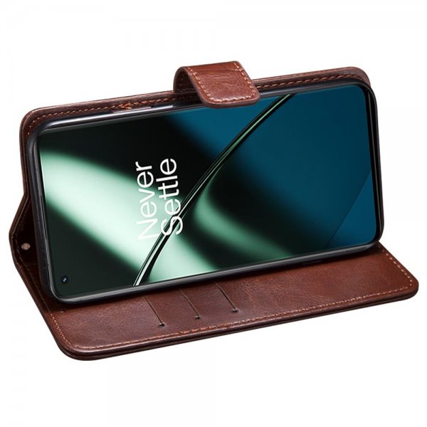 OnePlus 11 Cover Lædertekstur Lyseblå