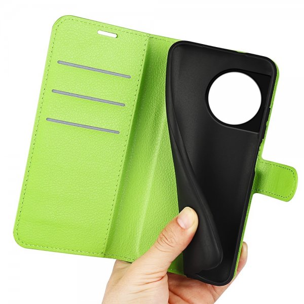 OnePlus 11 Etui Litchi Grøn